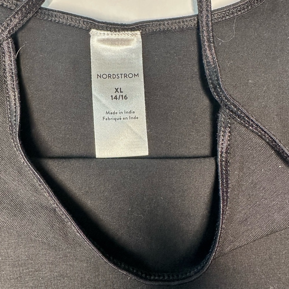 Nordstrom Juniors Classic Black Camisole Size 14/16 - Picture 3 of 7